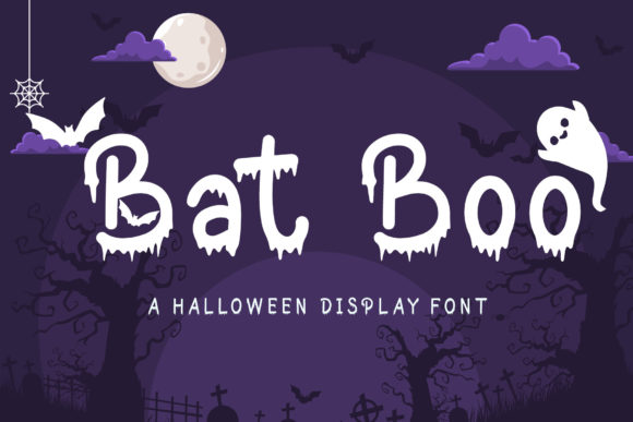 Bat Boo: The Spooky Display Font for Creative Projects