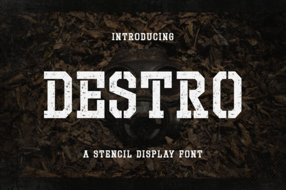 Destro: Bold Retro Typography for Impactful Design