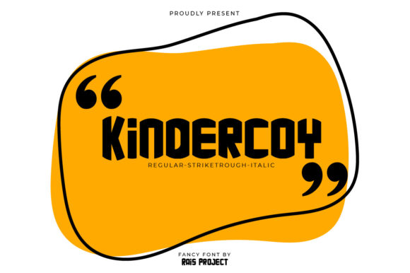 Kindercoy: Integrating a Bold, Robotic Display Font into Professional Design Workflows