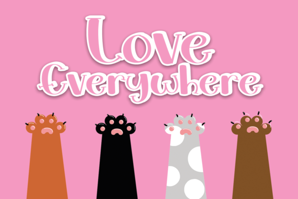 Love Everywhere: The Perfect Display Font for Playful, Authentic Design
