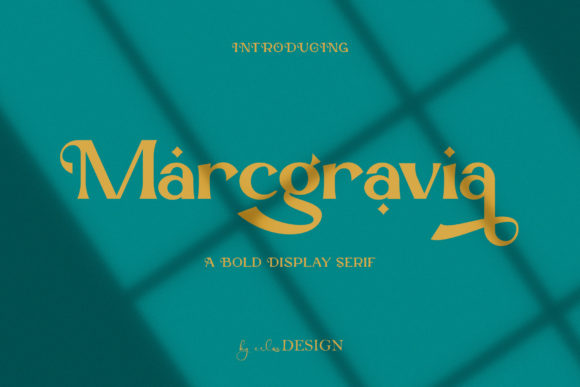 Marcgravia: A Detailed Analysis of a Luxury Display Typeface
